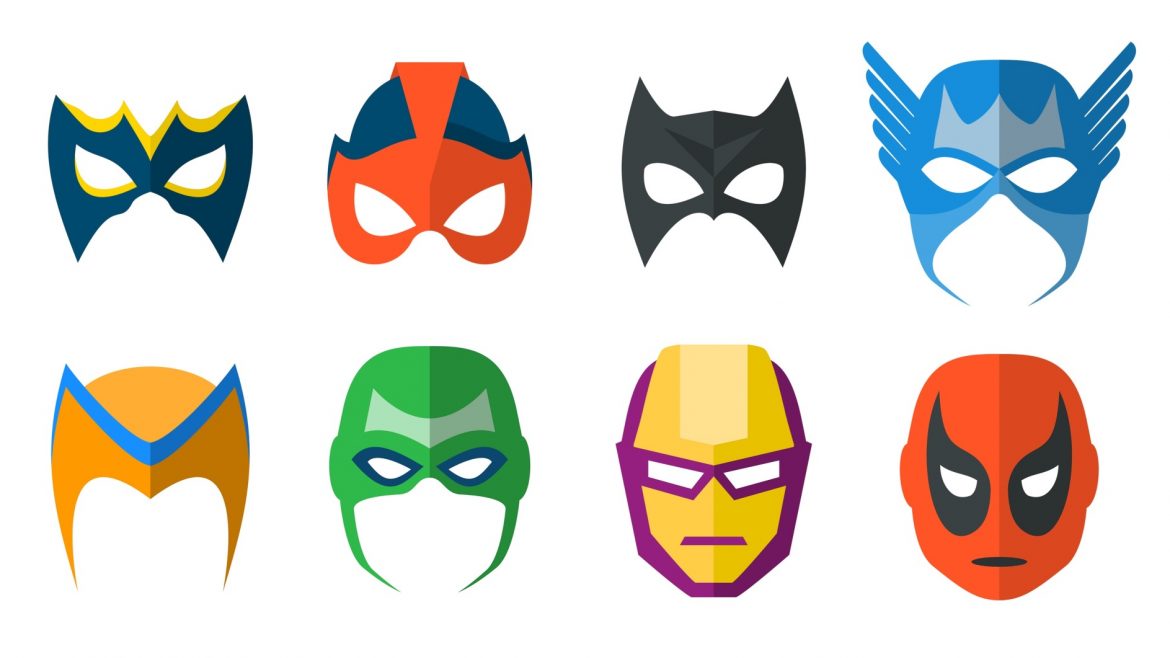 Superhero masks