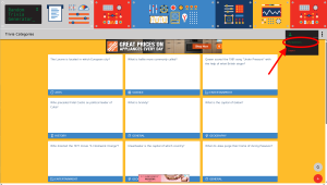 Random Trivia Generator User menu